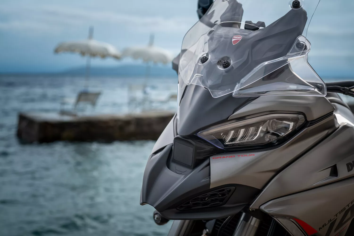 Ducati Multistrada V4 S Grand Tourin etuosa. Kuva: Ducati.