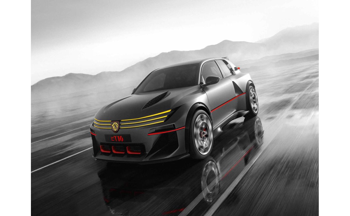 Peugeot E-T16 -konseptiauto valmistajan kuvassa