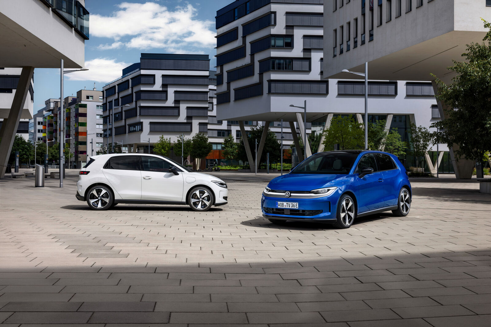 ID. Polo on sarjatuotantomalli, jota valmistetaan Espanjan Martorellissa. Kuvan autot ovat valmistajan esittelyautoja. Kuva: Volkswagen AG.