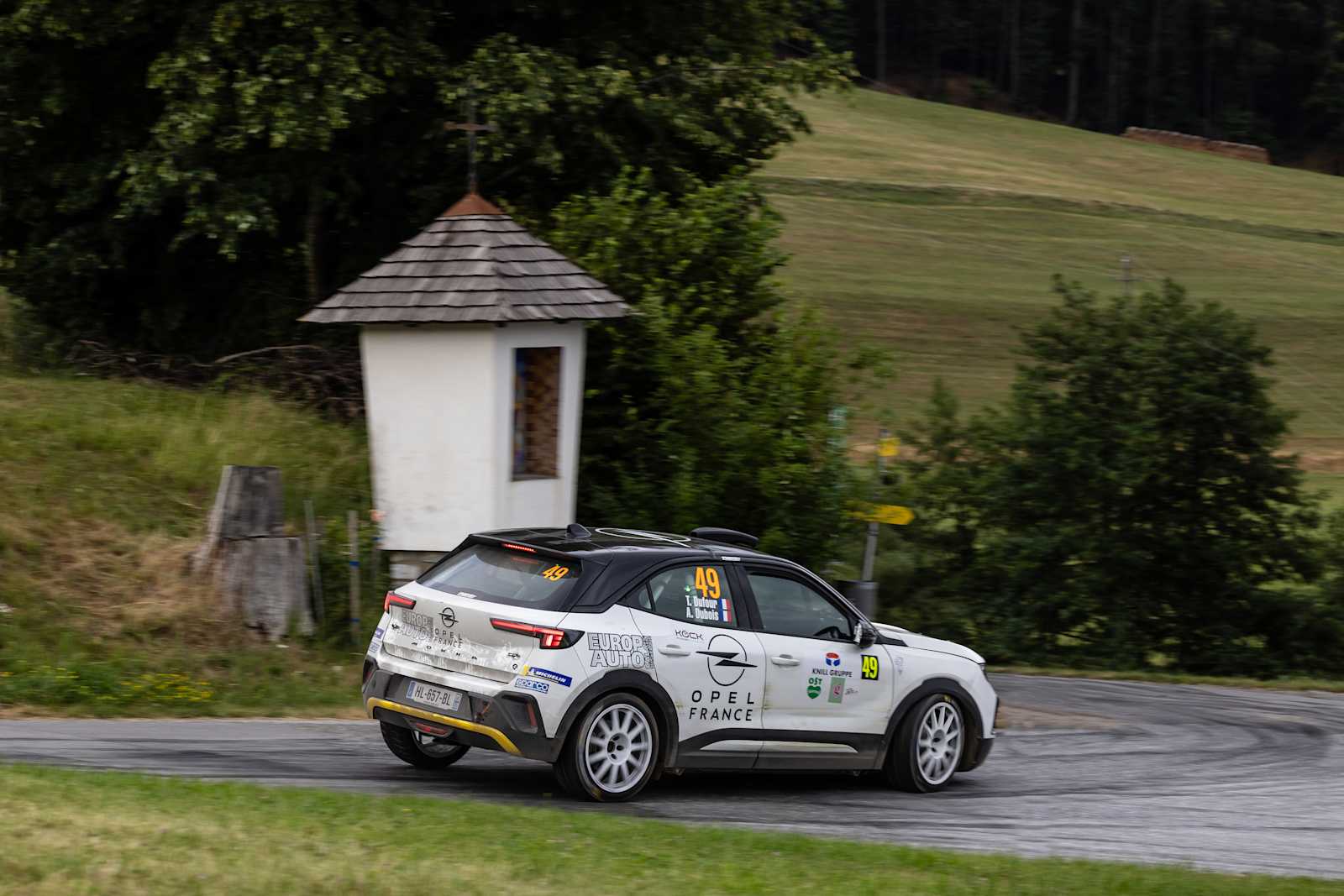 Tom Dufour ja Alex Dubois Rallye Weizissä 2026. Kuva: ADAC.