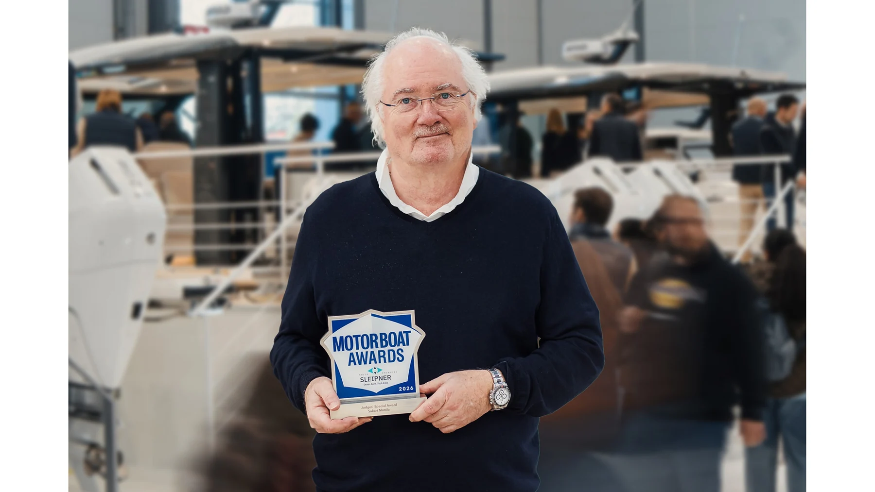 Sakari Mattilan venealan historiaan kuuluvat Aquador, Paragon, XO Boats ja Axopar. Vuonna 2019 perustettu Saxdor on hänen seuraava oma venemerkkinsä. Kuva: Saxdor Yachts.